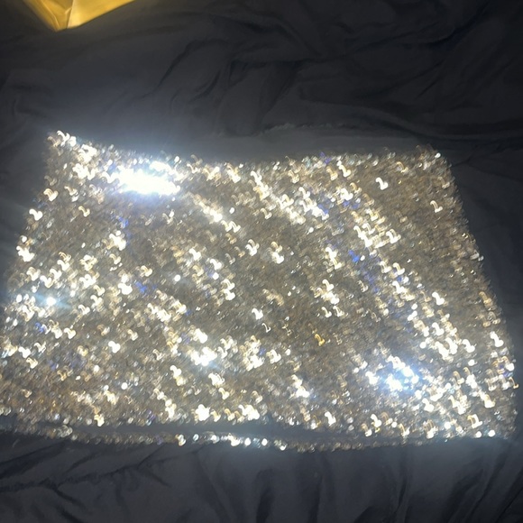 Beautiful sequin skirt!  Can also be worn as tube top! - Picture 3 of 3